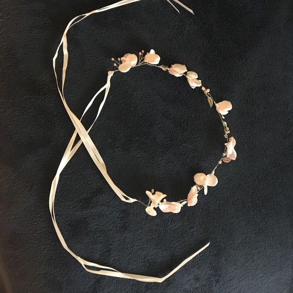 Flower ribbon headband - Picture 3 of 4